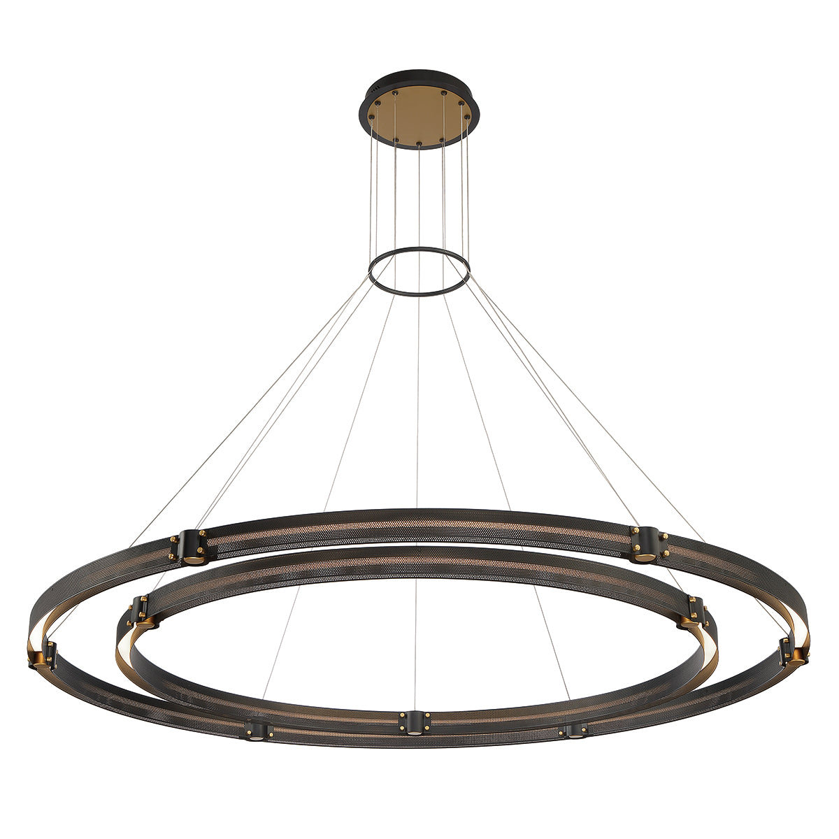 EUROFASE 37384 2-Tiers 2-Light 62in Integrated Led Grand Chandeli