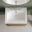 STONETOUCH 3NEV24 Neve 24'' Mineralsolid Vanity Top - 3 Holes