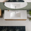 STONETOUCH 3NEV48 Neve 48'' Mineralsolid Vanity Top - 3 Holes