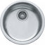 FRANKE RBX110 ROTONDO DM 20G SS SGL 21CAB WITH STRAINER BASKET STAINLESS STEEL SINK