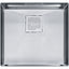 FRANKE PKX11018-S PEAK UM 16G SS SGL 24CAB WITH STRAINER BASKET STAINLESS STEEL SINK