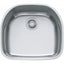 FRANKE PRX11021 PRESTIGE UM 18G SS SGL 27CAB STAINLESS STEEL SINK