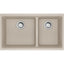FRANKE MAG1601611LD MARIS UM GRN DBL 33CAB - LOW DIVIDE WITH STRAINER BASKET GRANITE COMPOSITE SINK