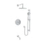 BARIL ZIP B66 PRO-4303-66 Complete thermostatic pressure-balanced shower kit
