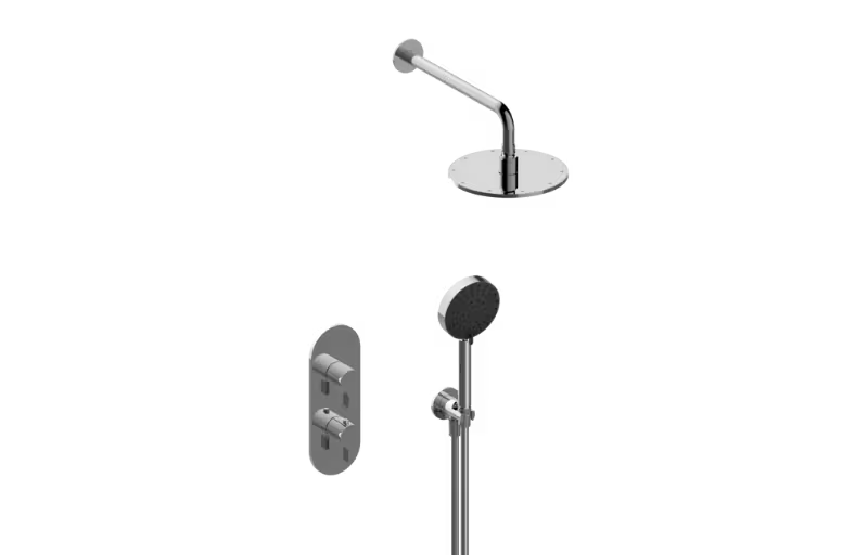 Graff TerraS30L113FR-TM-Series Thermostatic Shower System - Shower with Handshower (Trim)