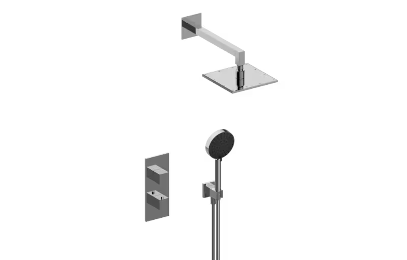 Graff IncantoS30SK11FR-TM-Series Thermostatic Shower System - Shower with Handshower (Trim)
