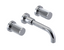 RUBINET 1GHLR H2O Wall Mount Lav. Set. with LaSalle Spout (less drain) Trim Only