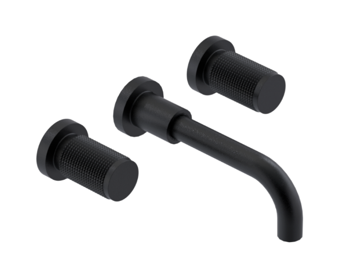 RUBINET 1GHLR H2O Wall Mount Lav. Set. with LaSalle Spout (less drain) Trim Only