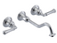 RUBINET 1GRV2L Raven Wall Mount Lav. Set.with Extended Spout. (Less Drain) Trim Only