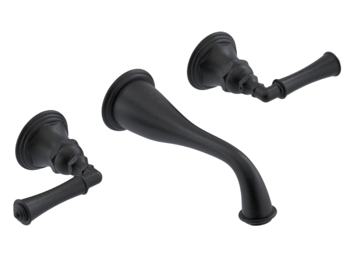 RUBINET 1GRVJL Raven Wall Mount Lav. Set with Jasmin spout (Less Drain) Trim Only