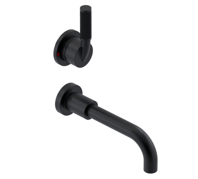 RUBINET 1JHLL H2O Wall Mount Single Control Lav. Set. (less drain) Trim Only