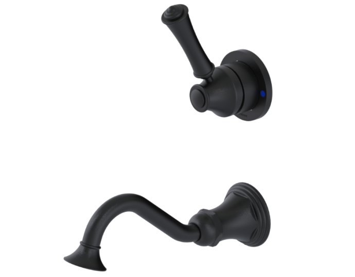 RUBINET 1JRVL Raven Wall Mount Single Control Lav Set (Less Drain) Trim Only