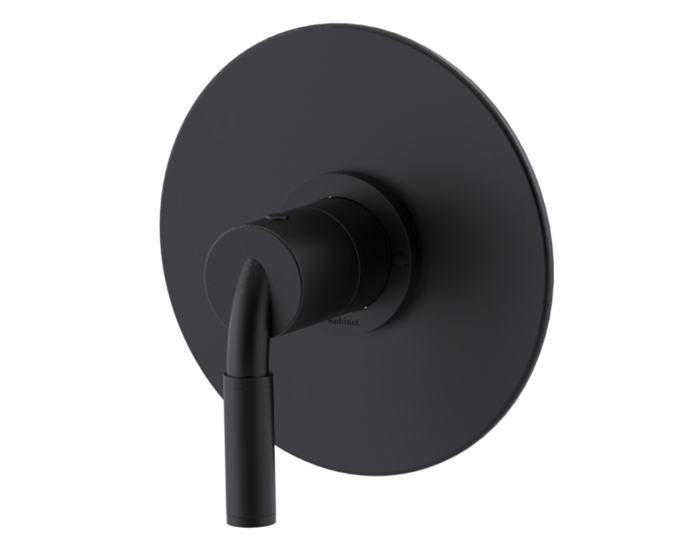 RUBINET 202NVR Nouveau Pressure Balance Shower with Fixed Shower Head & Arm 8? Wall Mount Trim Only