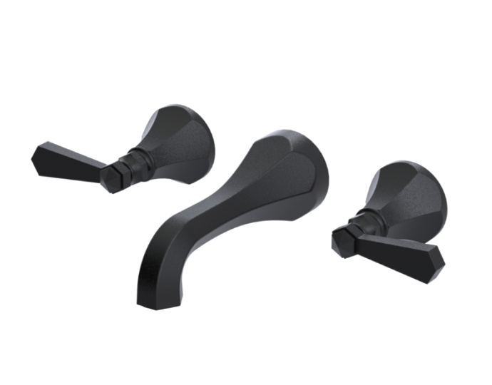 RUBINET 3BHXL Hexis Wall Mount Tub Filler Trim Only