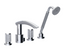 RUBINET 5HHOR H2O Four Piece Roman Tub Filler with Hand Held Shower (Trim Only)