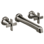 BRIZO T65898LF Two-Handle Wall Mount Lavatory Faucet - Cross Handles 1.5 GPM