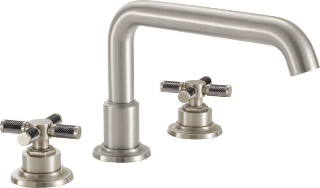 CALIFORNIA FAUCETS 3008XF Descanso Complete Roman Tub Set - Low Quad Spout
