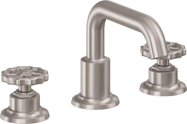 CALIFORNIA FAUCETS 8008W Descanso Works Complete Roman Tub Set - Low Quad Spout
