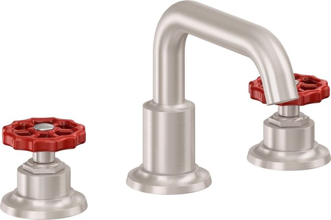 CALIFORNIA FAUCETS 8008WR Descanso Works Complete Roman Tub Set - Low Quad Spout