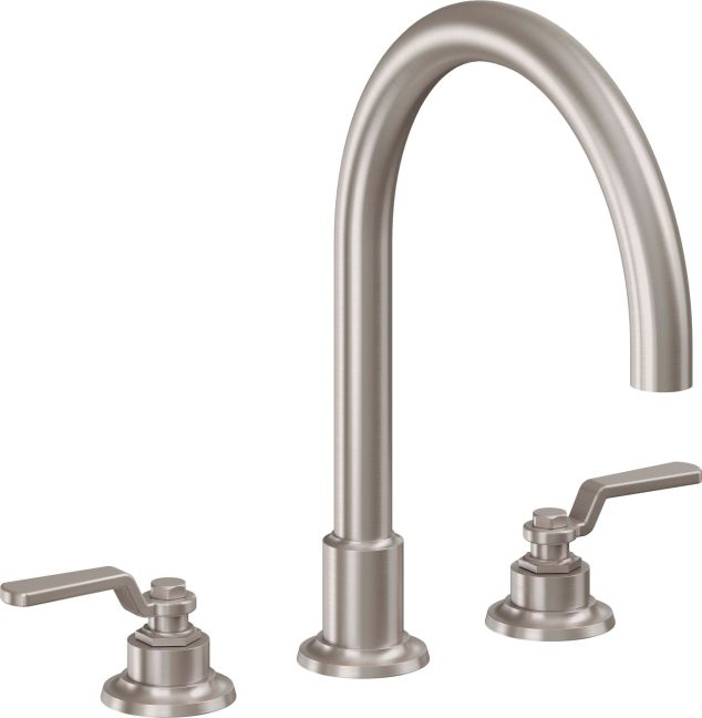 CALIFORNIA FAUCETS 8108 Descanso Works Complete Roman Tub Set - Arc Spout