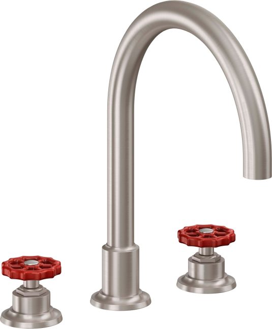 CALIFORNIA FAUCETS 8108WR Descanso Works Complete Roman Tub Set - Arc Spout