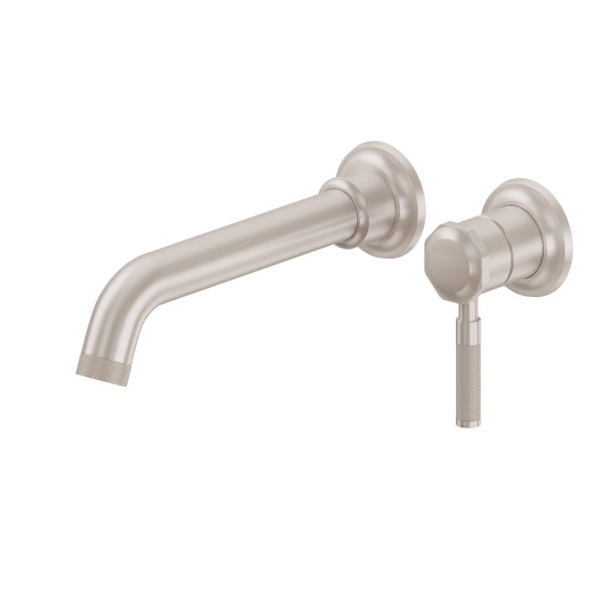 CALIFORNIA FAUCETS TO-V3001K-9 Descanso Single Handle Lavatory Wall Faucet Trim Only - Knurled Handle