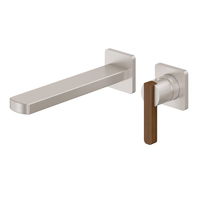 CALIFORNIA FAUCETS TO-V3701T-7 San Elijo Single Handle Lavatory Wall Faucet Trim Only - Teak Handle