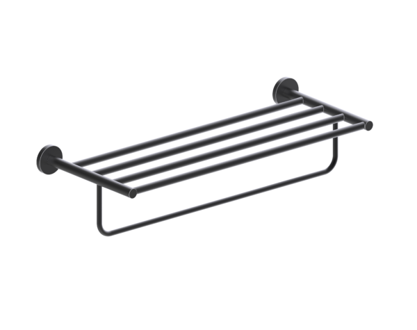 SYDNEY SYD-TR-R 24-Inch Towel Rack With Round Rosette