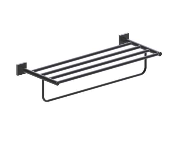 SYDNEY SYD-TR-S 24-Inch Towel Rack With Square Rosette