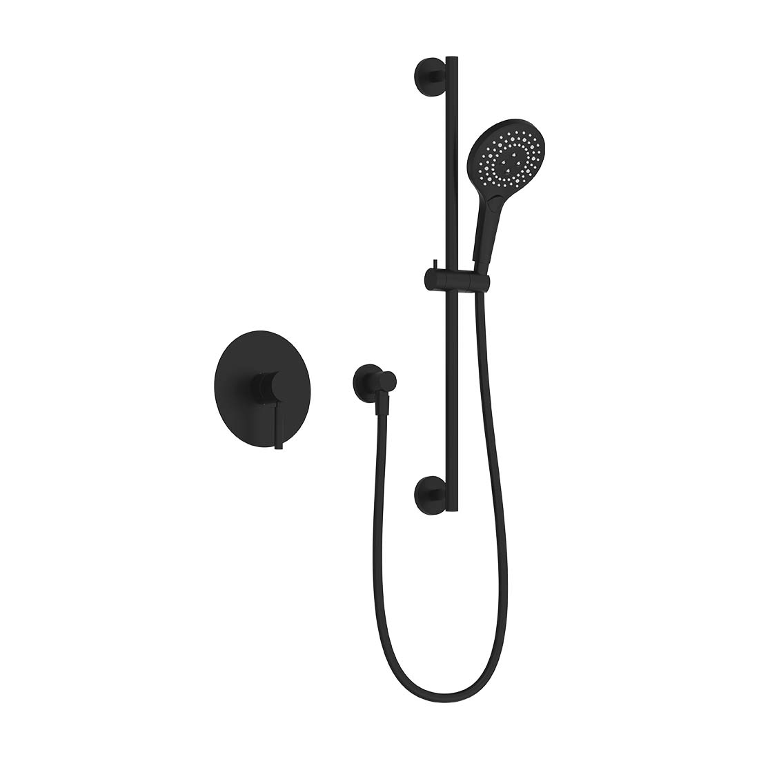 AQUALEM TSKP1173 Universal 1-Way RD Pressure Balance Shower Trim Set (REQ.: AQP1200.RI)