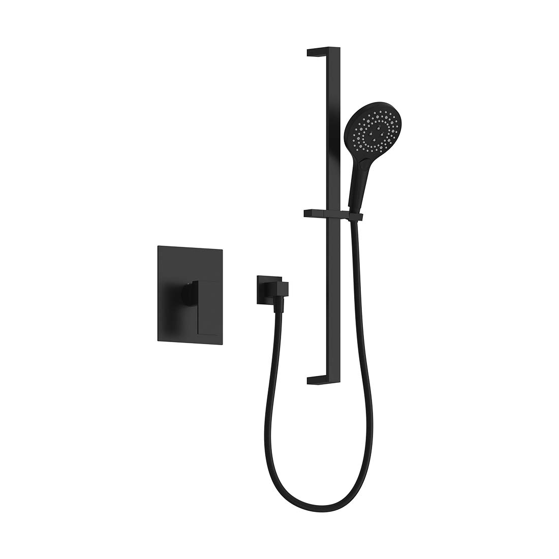 AQUALEM TSKP1273 Universal 1-Way SQ Pressure Balance Shower Trim Set (REQ.: AQP1200.RI)