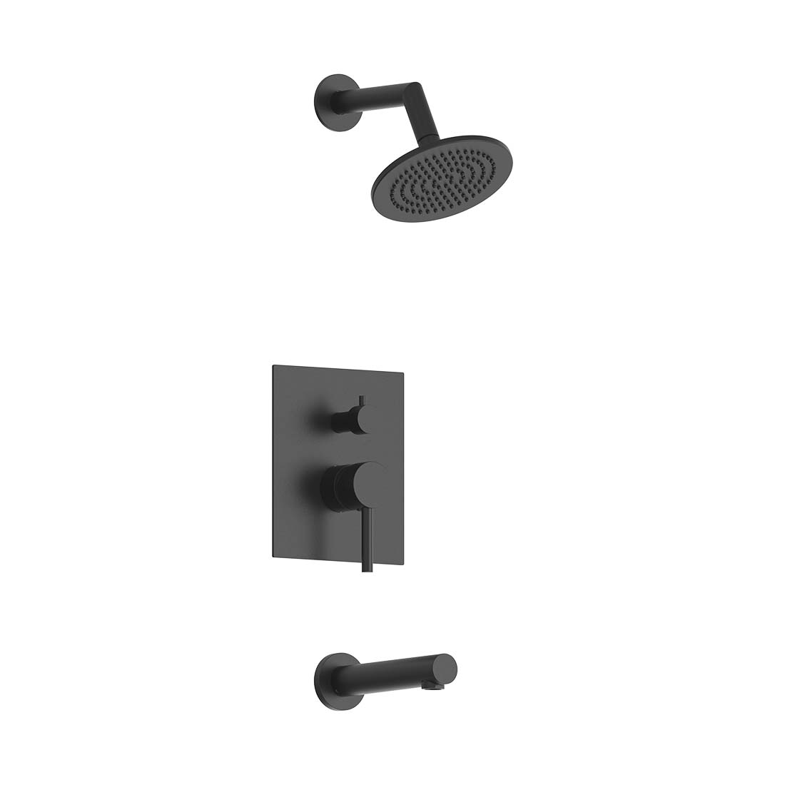 AQUALEM TSKP2122 Universal 2-Way RD Pressure Balance Shower Trim Set (REQ.: AQP5200.RI)