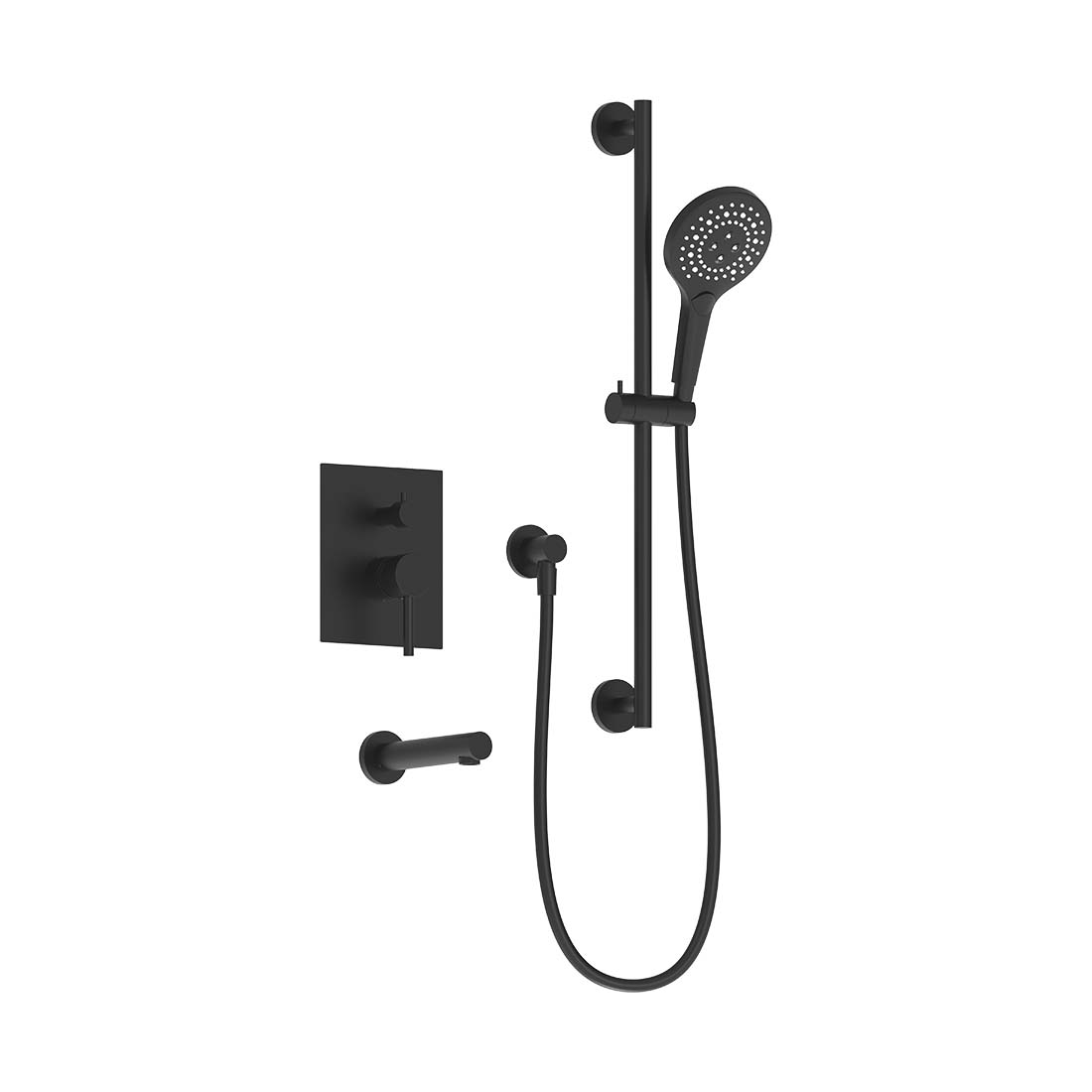 AQUALEM TSKP2123 Universal 2-Way RD Pressure Balance Shower Trim Set (REQ.: AQP5200.RI)