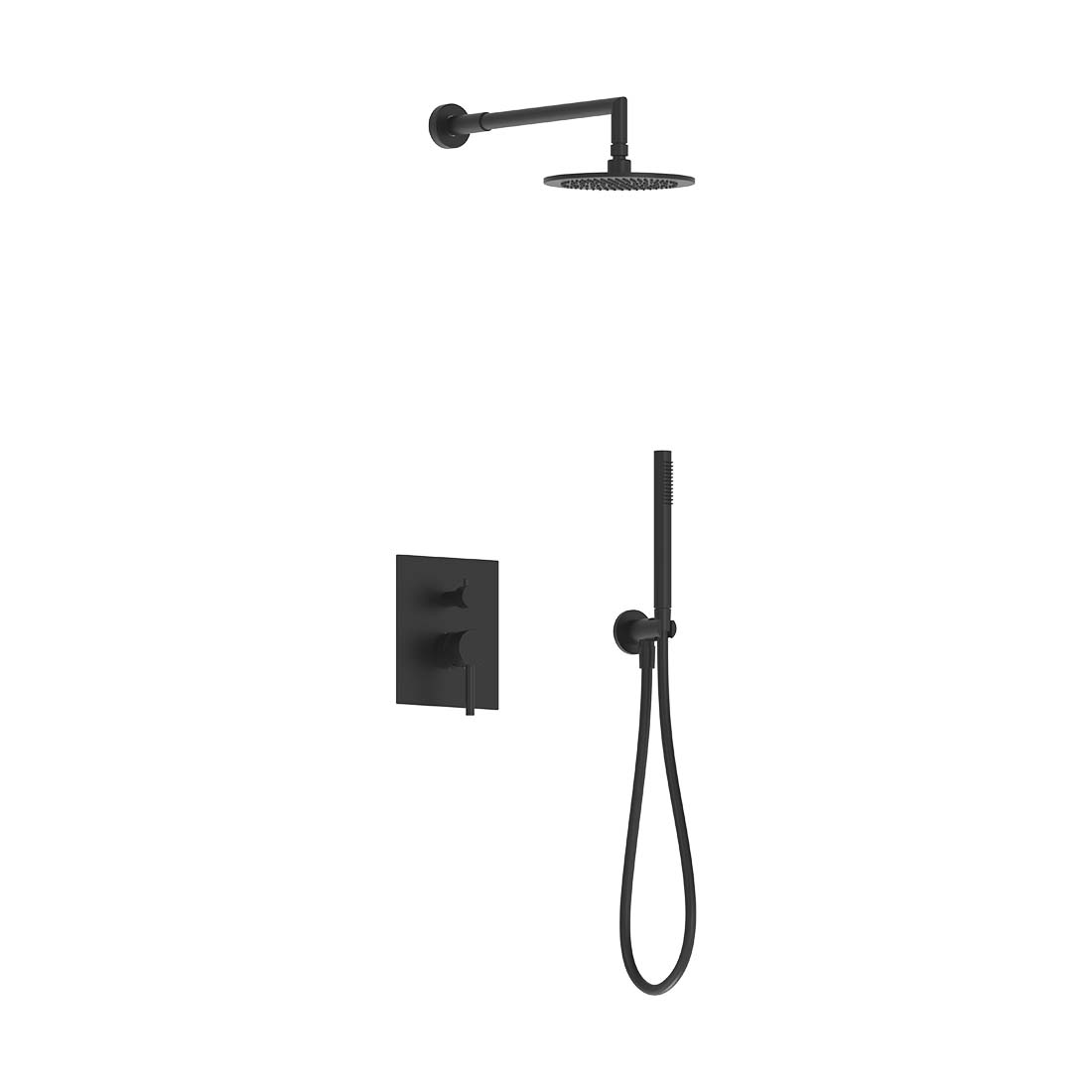 AQUALEM TSKP2132 Universal 2-Way RD Pressure Balance Shower Trim Set (REQ.: AQP5200.RI)