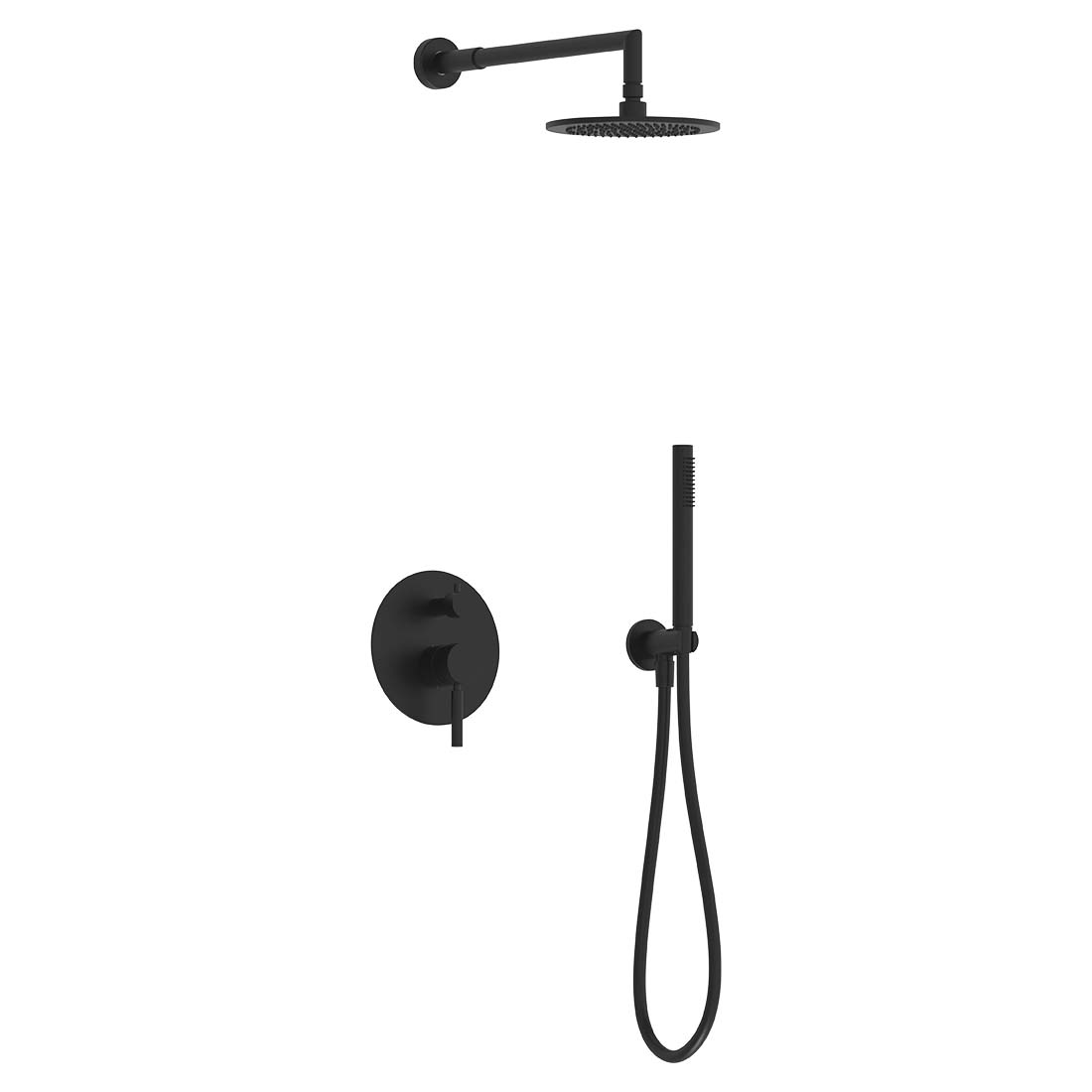 AQUALEM TSKP2152 Universal 2-Way RD Pressure Balance Shower Trim Set (REQ.: AQP5200.RI)