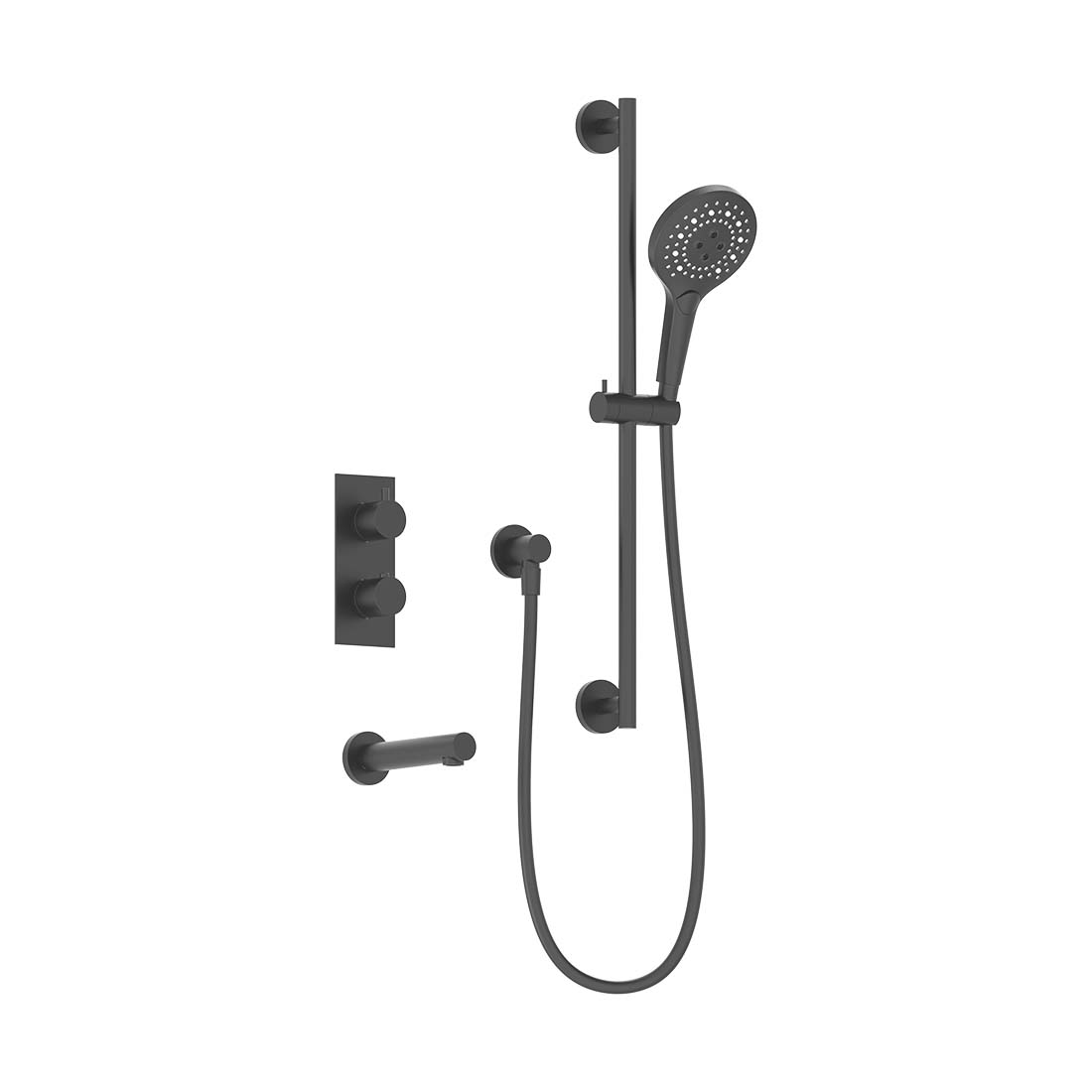 AQUALEM TSKT2173 Universal 2-Way RD Thermostatic Tub & Shower Trim Set (REQ.: HW2200.RI)