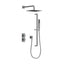 AQUALEM TSKT2233 Universal 2-Way SQ Thermostatic Shower Trim Set (REQ.: HW2200.RI)