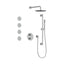 AQUALEM TSKT3133 Universal 3-Way RD Thermostatic Shower Trim Set, 4 Body Sprays (REQ.:HW2300.RI)