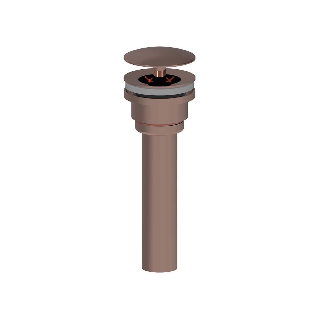 AQUALEM XS1112 Universal Solid Brass Fixed Drain Works With Overflow & Non-overflow