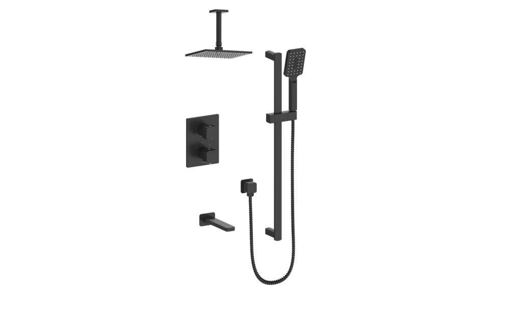 VOGT SET.NU.320.316 Niveau 3-Way TH Shower Kit with 6" Ceiling Arm