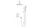 VOGT SET.AP.220.226 Kapfenberg 2-Way TH Shower Kit with 6" Ceiling Arm