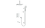 VOGT SET.AP.320.326 Kapfenberg 3-Way TH Shower Kit with 6" Ceiling Arm