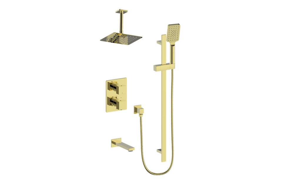 VOGT SET.KG.320.316 Kapfenberg 3-Way TH Shower Kit with 6" Ceiling Arm