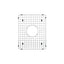 BLANCO 236782 SINK GRID - PRECIS REVERSIBLE 1¾ LOW DIVIDE SMALL BOWL