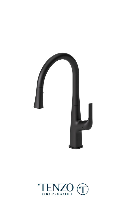 TENZO FE130 Single-Handle Kitchen Faucet Felicia With Pull-Down & 2-Function Hand Shower