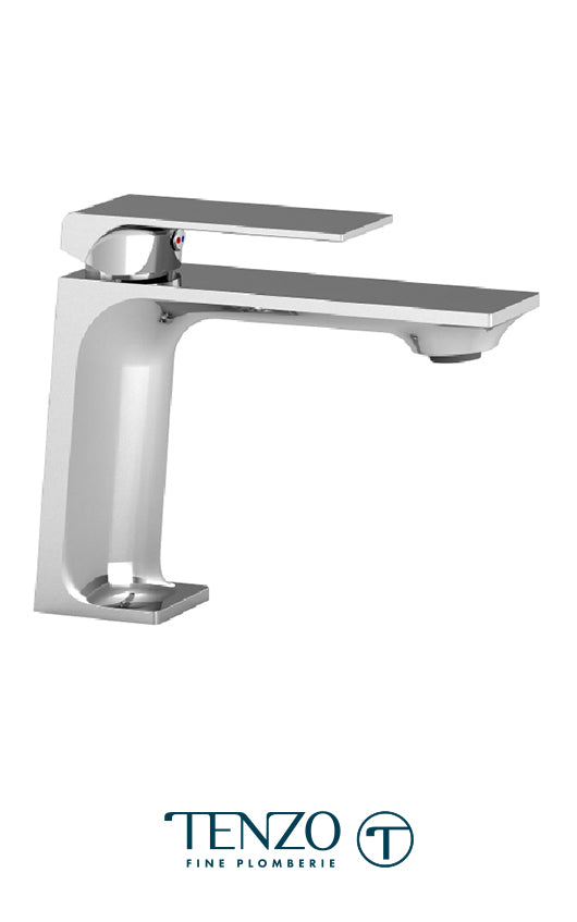 TENZO SL11-P Slik Single Hole Lavatory Faucet With (Overflow) Drain