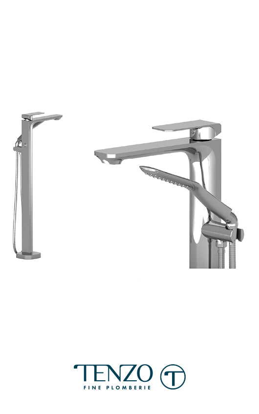 TENZO QU51 Quantum Floor Mount Tub Filler