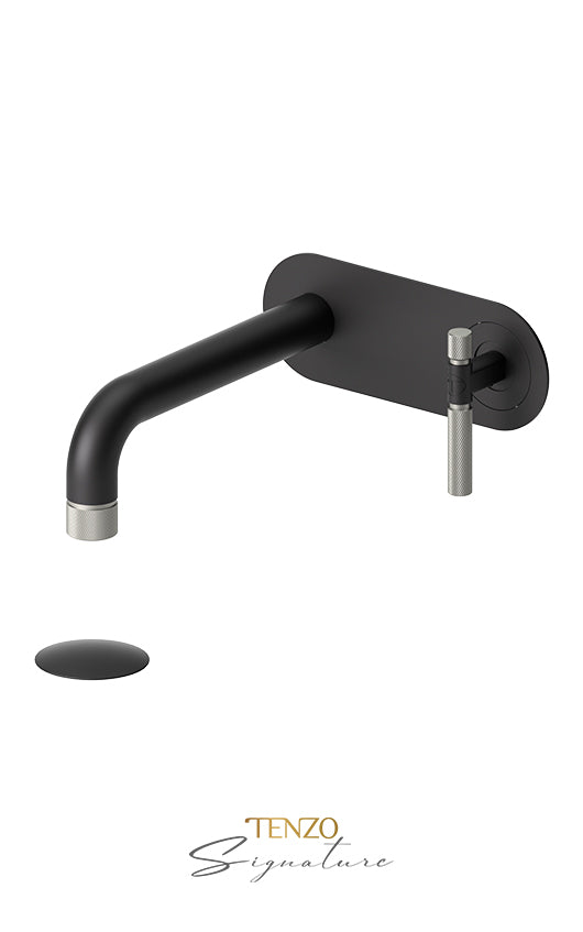 TENZO BE15-F-P Wall Mount Lavatory Faucet With (Overflow) Drain Bellacio-F