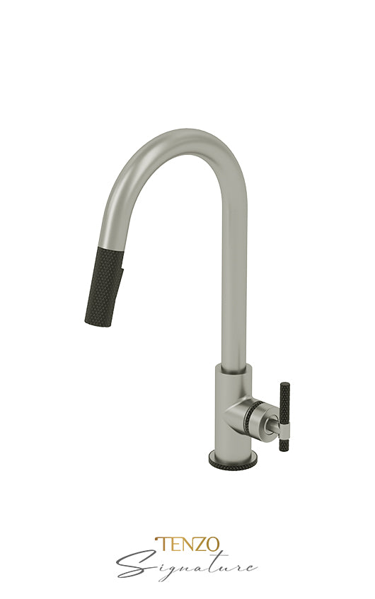 TENZO BE130-C Single-Handle Kitchen Faucet Bellacio With Pull-Down & 2-Function Hand Shower