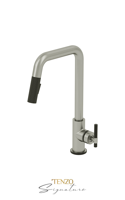 TENZO BE131-C Single-Handle Kitchen Faucet Bellacio With Pull-Down & 2-Function Hand Shower